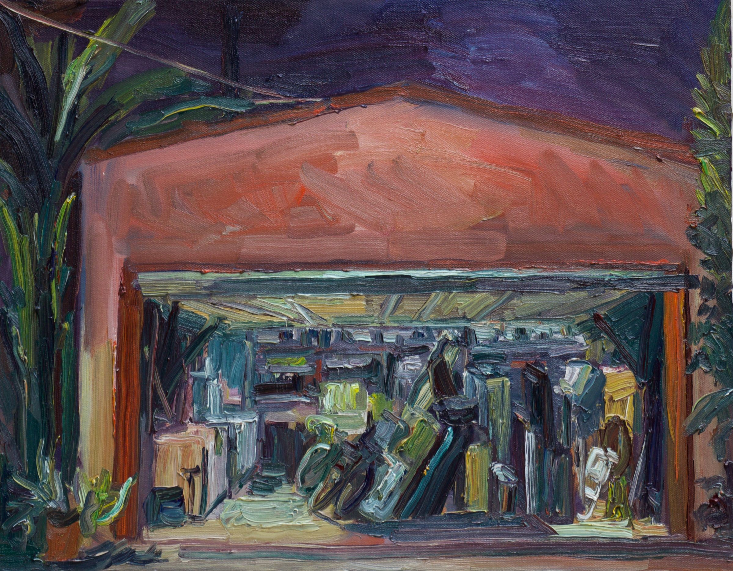 John Kilduff, Garage at night John Kilduff, Garage at night
