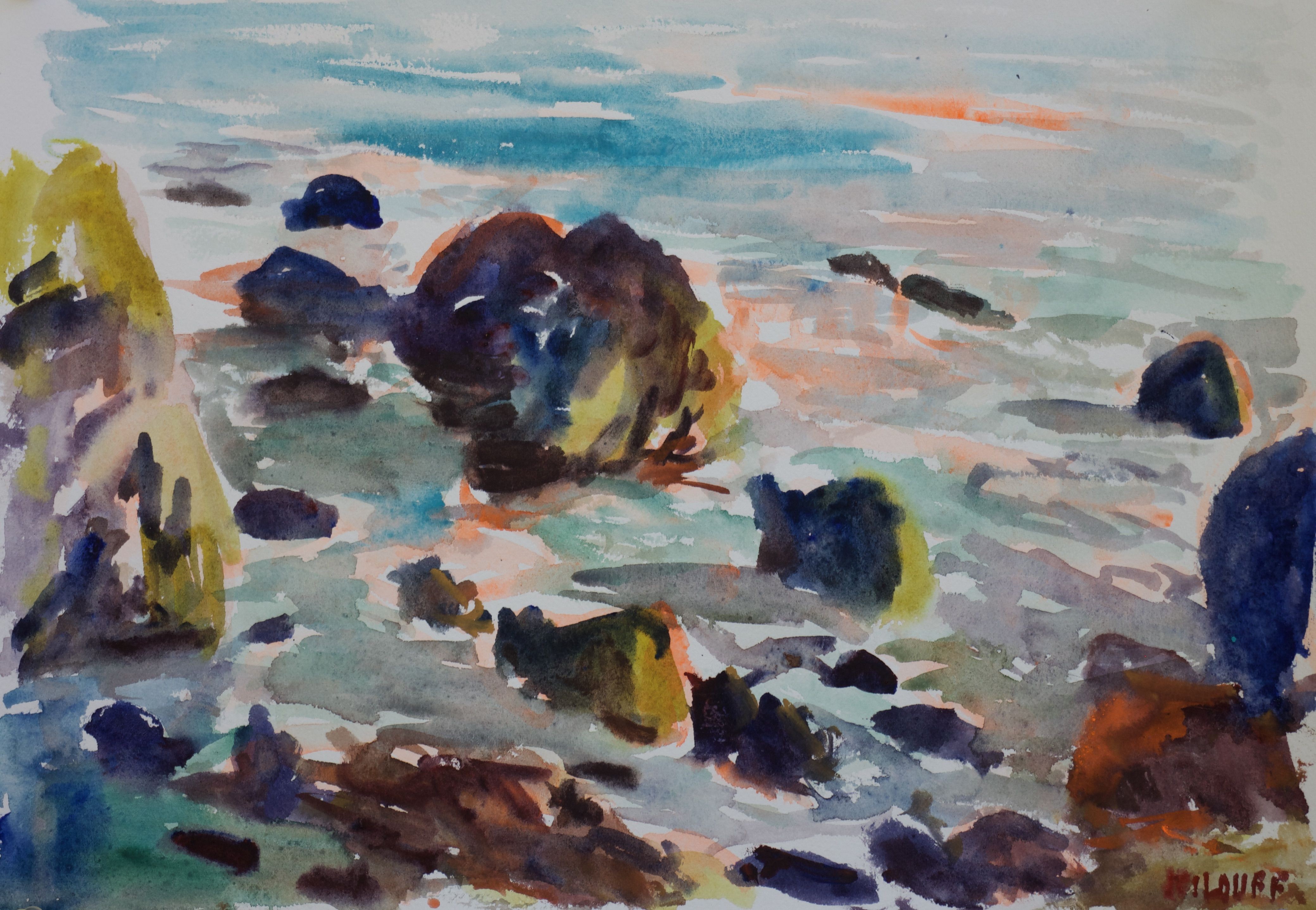 John Kilduff, Malibu Rocks #2 John Kilduff, Malibu Rocks #2