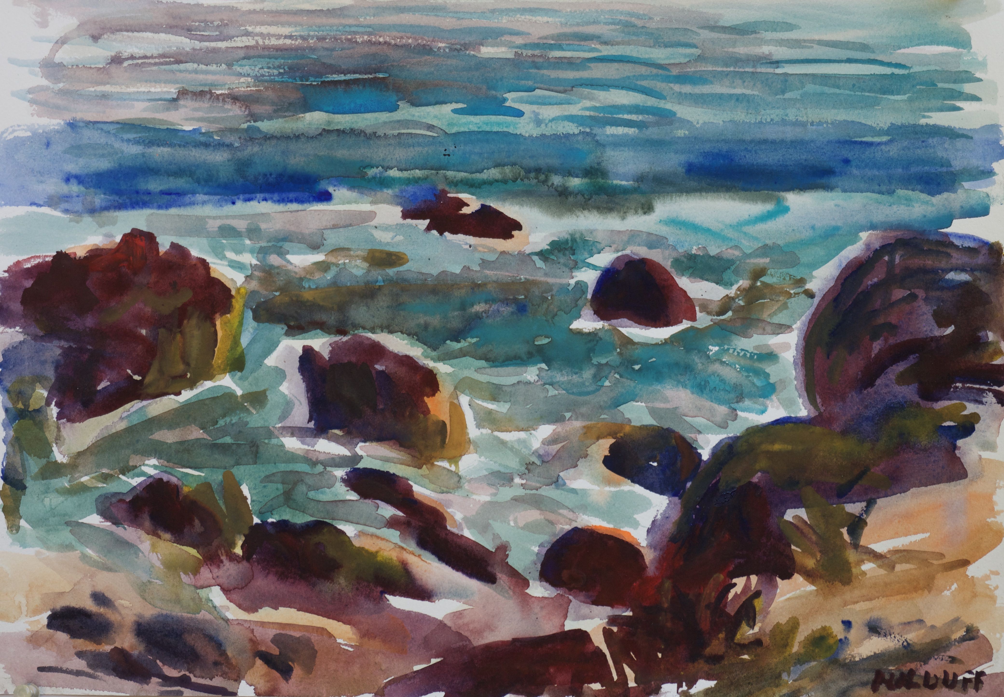 John Kilduff, Malibu rocks #1 John Kilduff, Malibu rocks #1