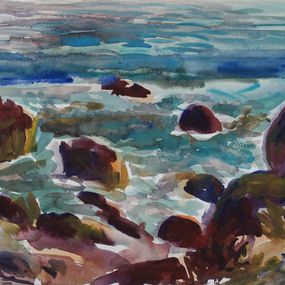 Peinture, Malibu rocks #1, John Kilduff