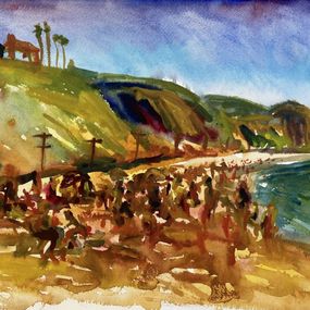 Gemälde, Zuma Beach, Malibu, John Kilduff