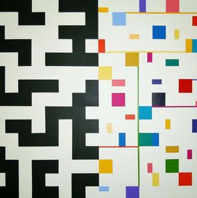 Gemälde, Yuxtaposición (Juxtaposition), Juan Jose Hoyos Quiles