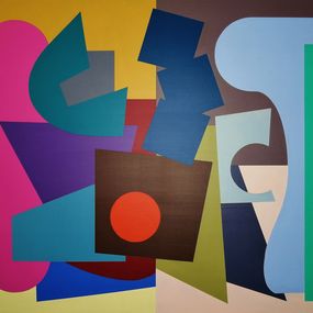 Painting, Conversation III, Juan Jose Hoyos Quiles