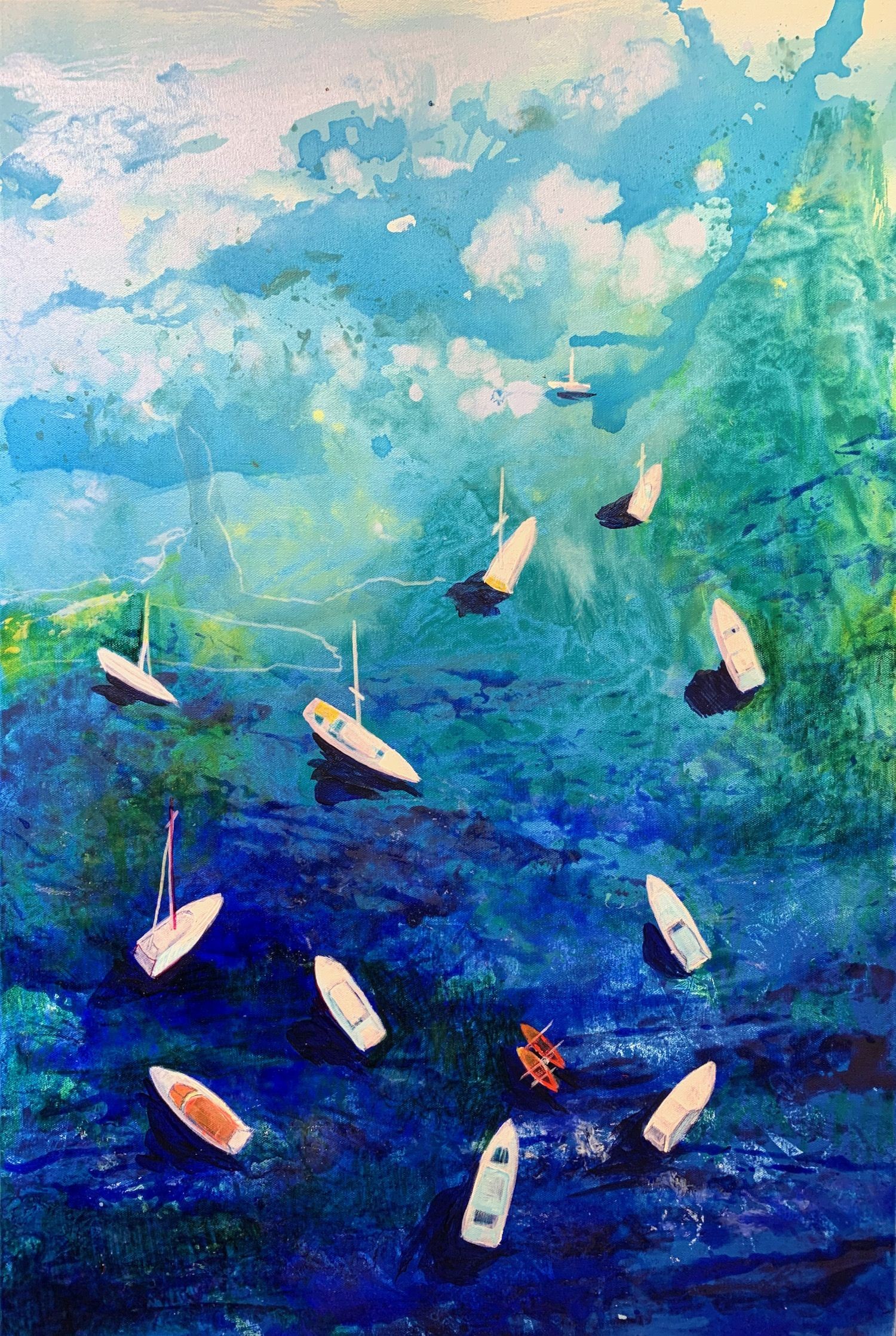 Julia Hacker, Boats and sea.1 Julia Hacker, Boats and sea.1