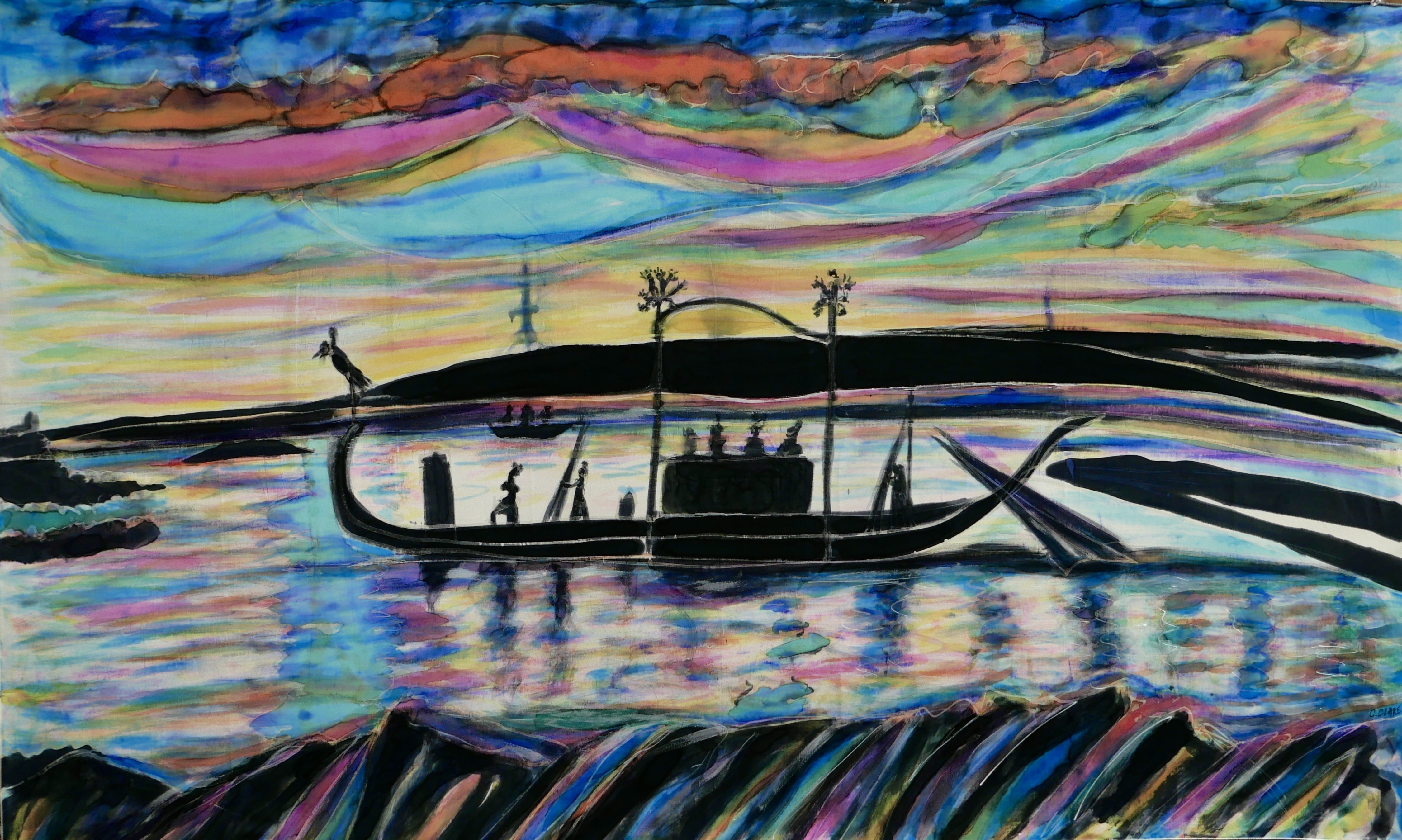 Catherine Clare, Sunset on the Nil Catherine Clare, Sunset on the Nil