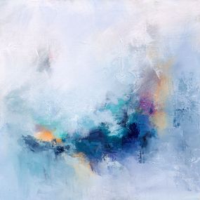 Peinture, Blue Fusion V, Karen Hale