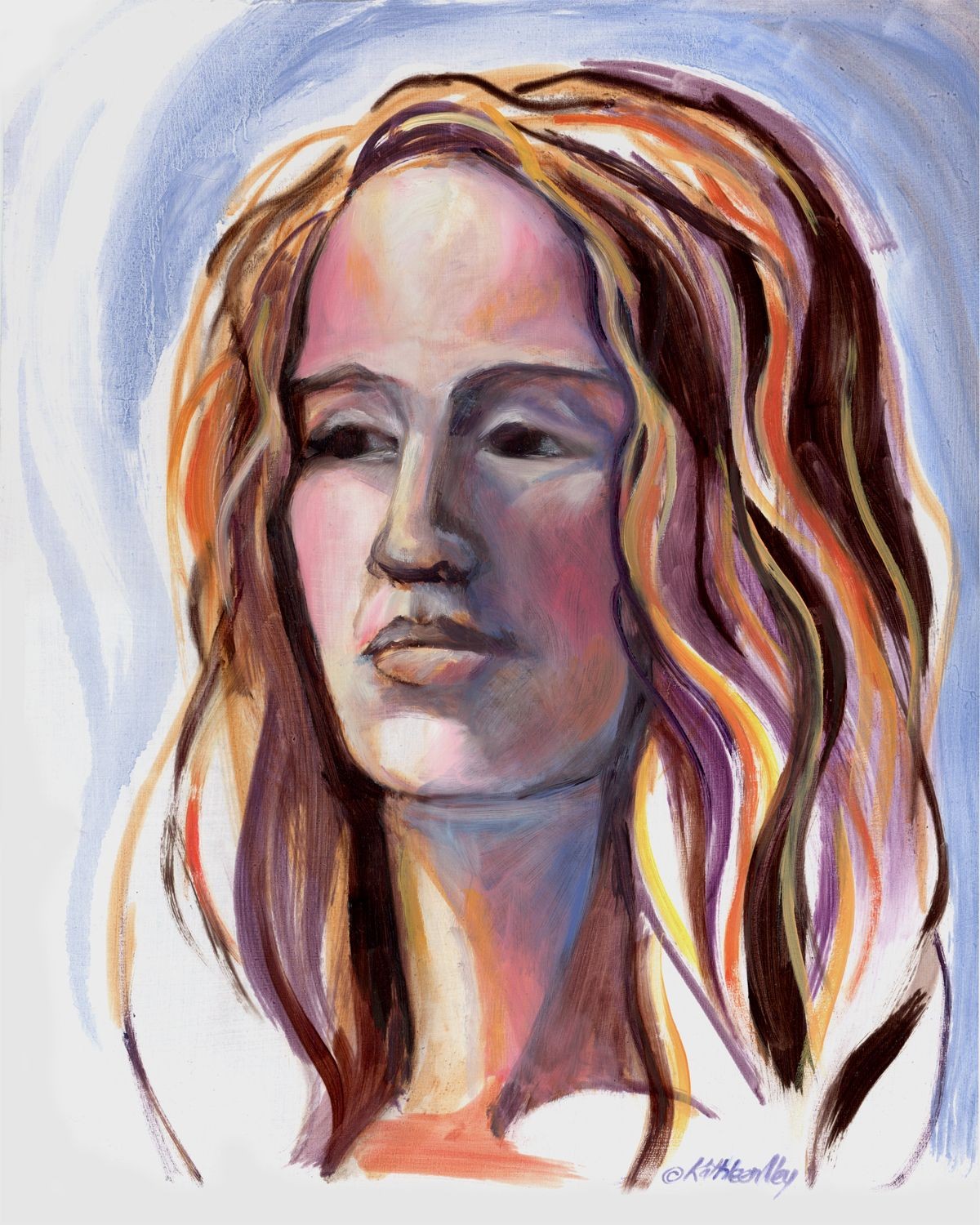 Kathleen Ney, Pink Portrait Kathleen Ney, Pink Portrait