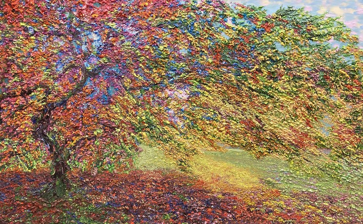 Kenneth Halvorsen, Arbor Light, Painting on canvas