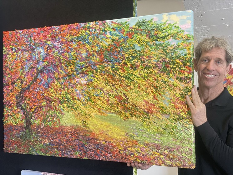 Kenneth Halvorsen, Arbor Light, Painting on canvas