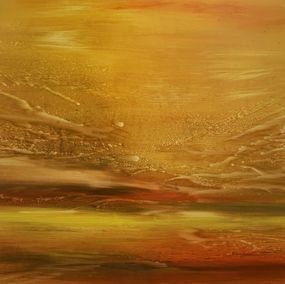 Gemälde, Sunset on the East, Khrystyna Kozyuk