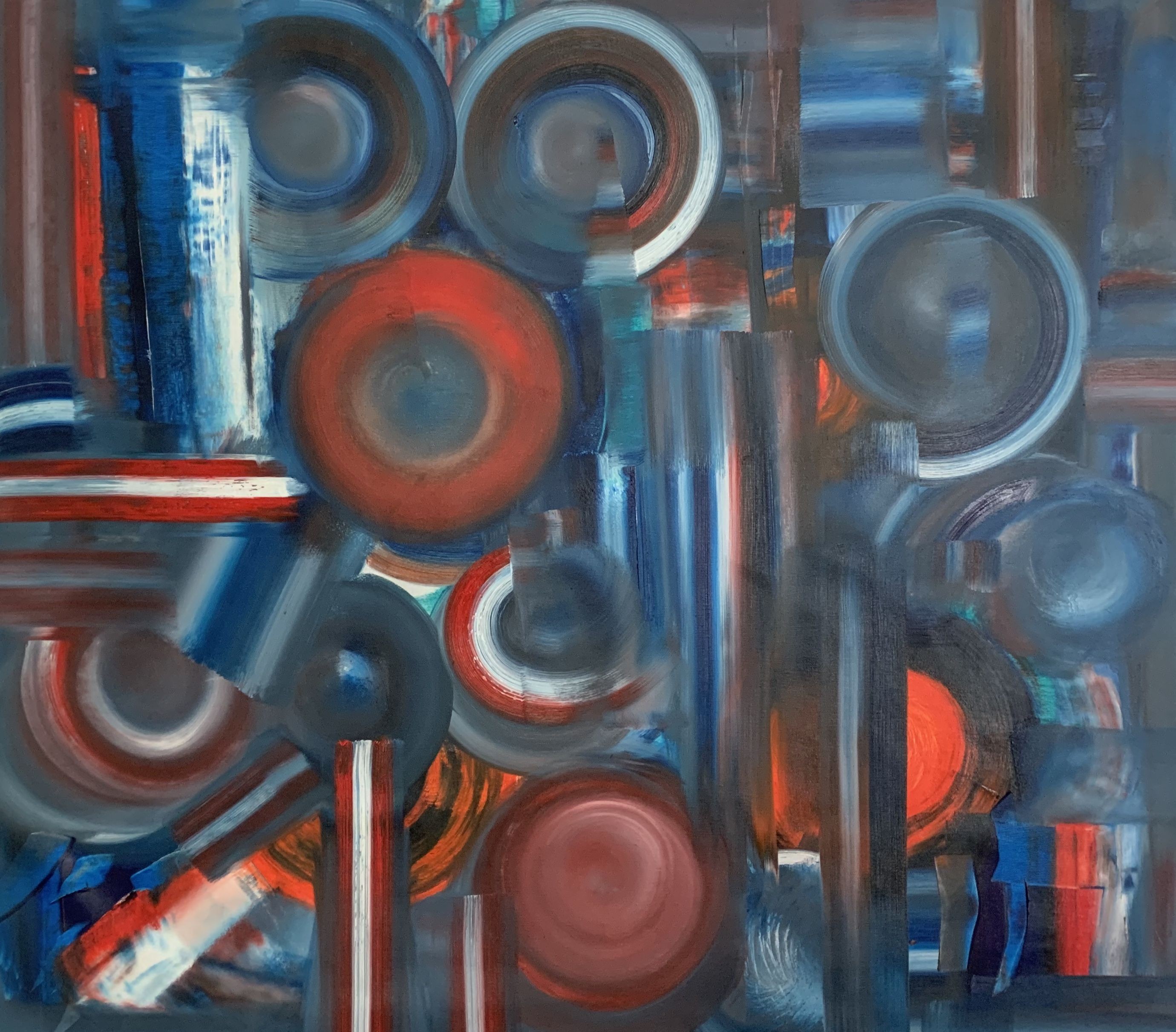 Khrystyna Kozyuk, Merge of red and blue Khrystyna Kozyuk, Merge of red and blue