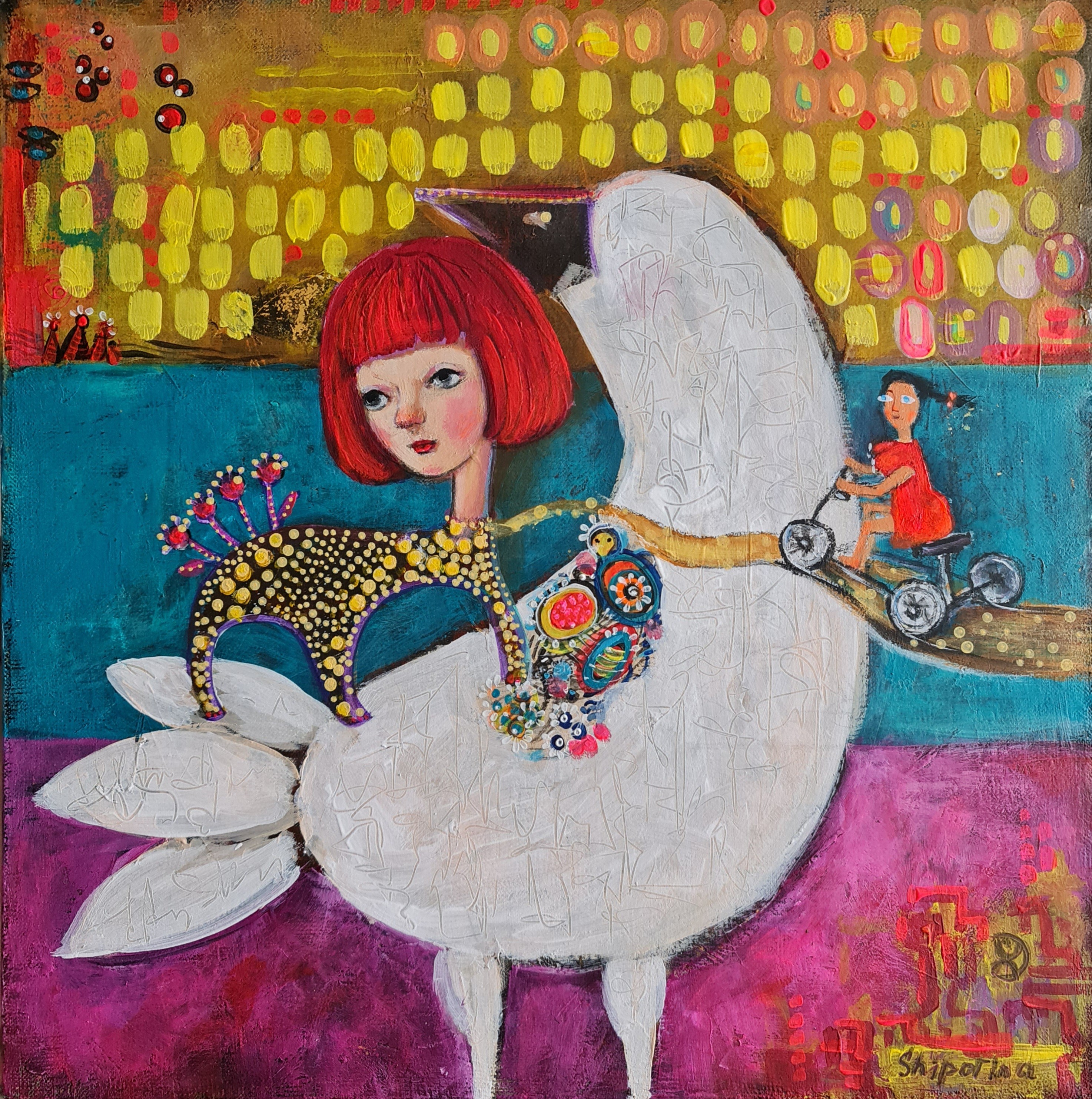 Natalie Shiporina, White bird Natalie Shiporina, White bird