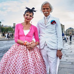 Photography, Paris, couple sur le Pont Neuf, Olivia Bonnamour