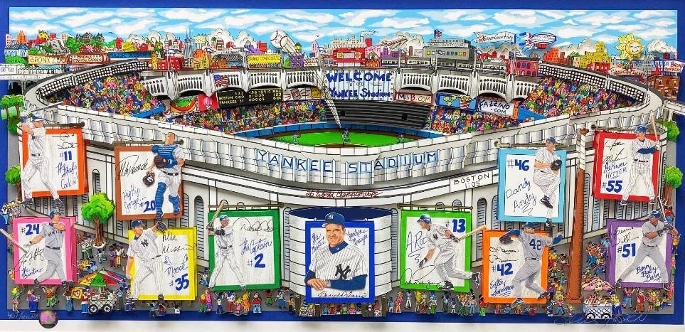 Charles Fazzino, In A Yankee State of Mind Charles Fazzino, In A Yankee State of Mind