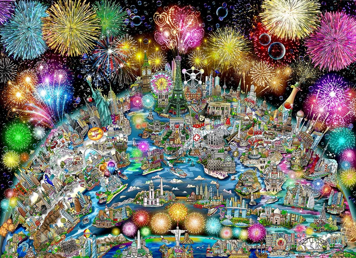 Charles Fazzino, Celebrating Our World… The Best is Yet To Come Charles Fazzino, Celebrating Our World… The Best is Yet To Come