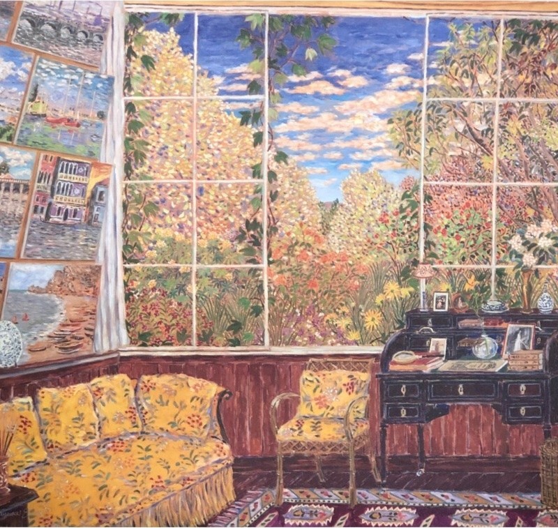 Damien Elwes, Monet studio Damien Elwes, Monet studio