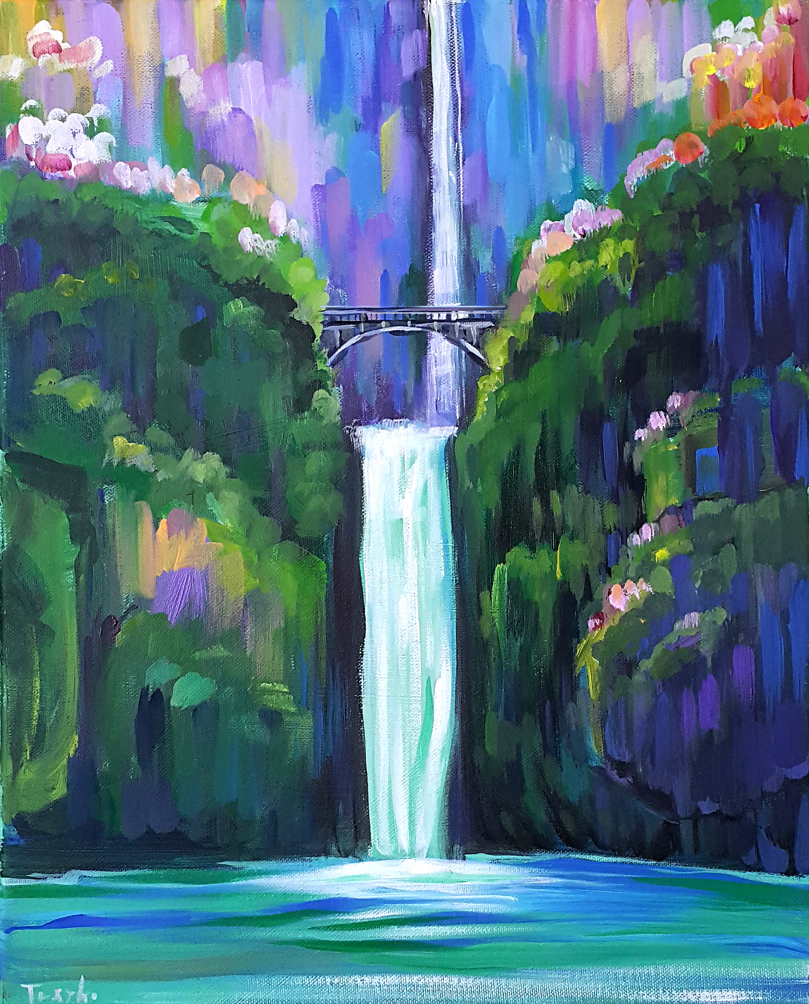 Trayko Popov, Waterfall in the Mysterious Mountain Trayko Popov, Waterfall in the Mysterious Mountain