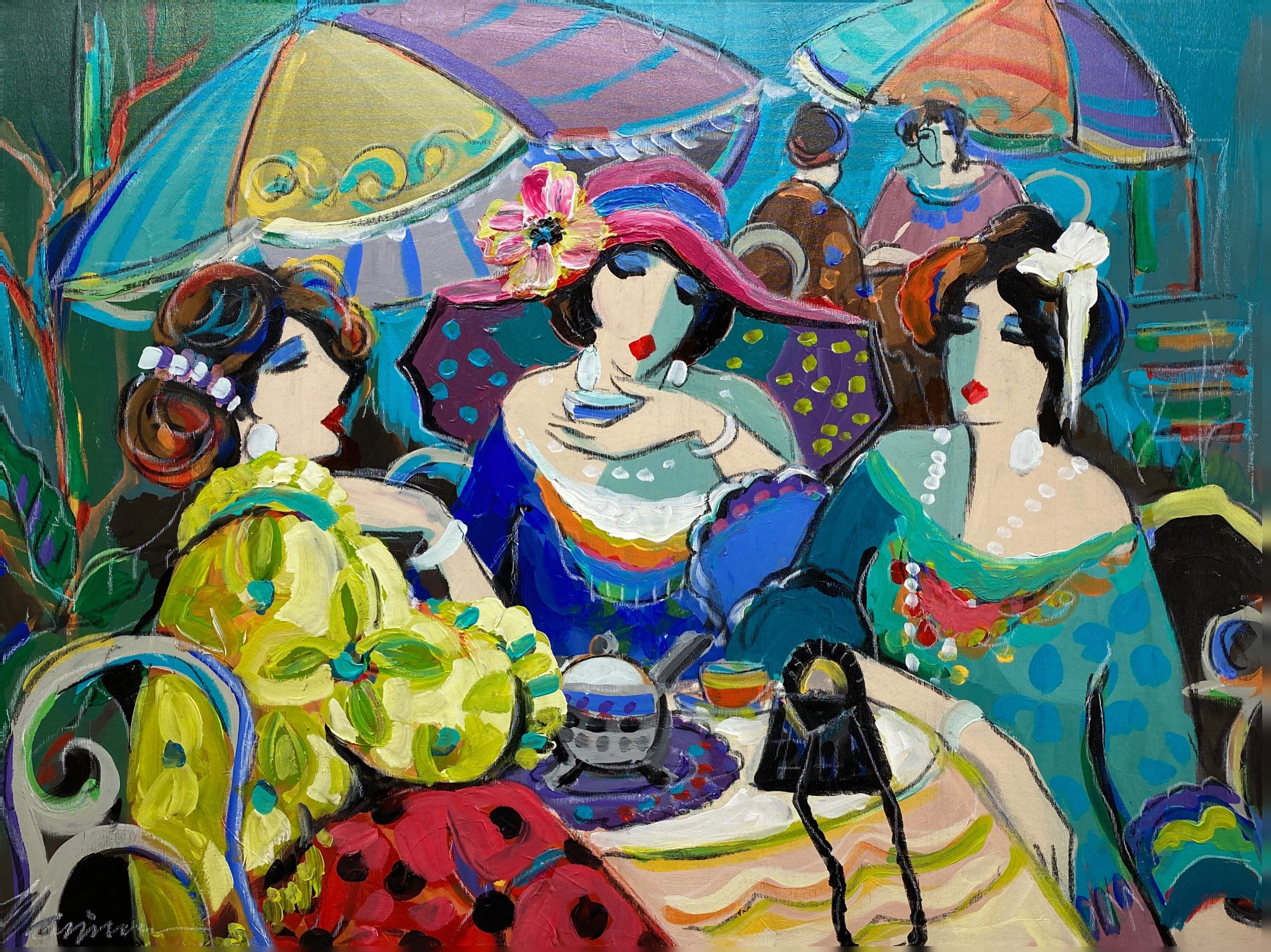 Isaac Maimon, Cafe Scene I Isaac Maimon, Cafe Scene I