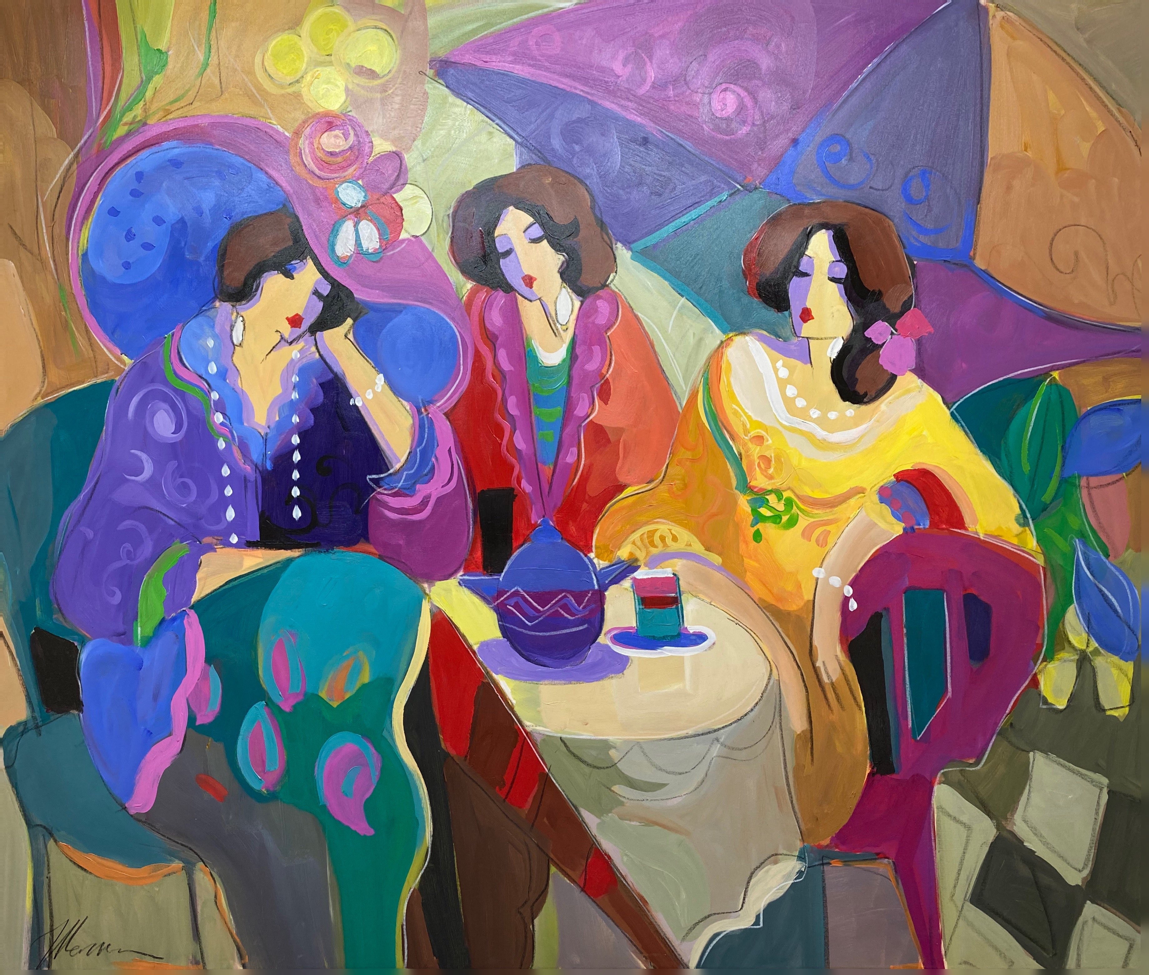 Isaac Maimon, Cafe Scene IV Isaac Maimon, Cafe Scene IV