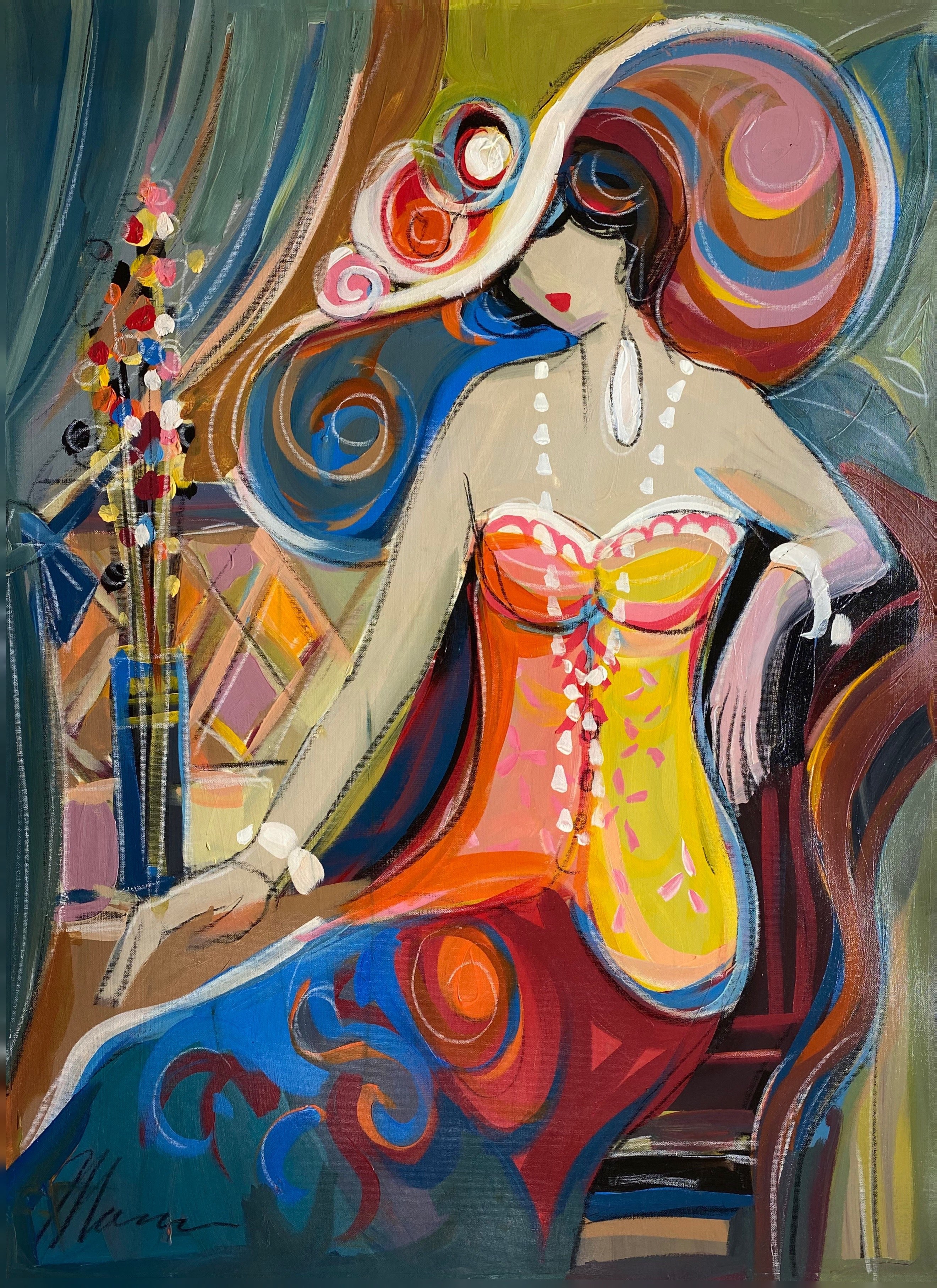 Isaac Maimon, Cafe Scene VII Isaac Maimon, Cafe Scene VII