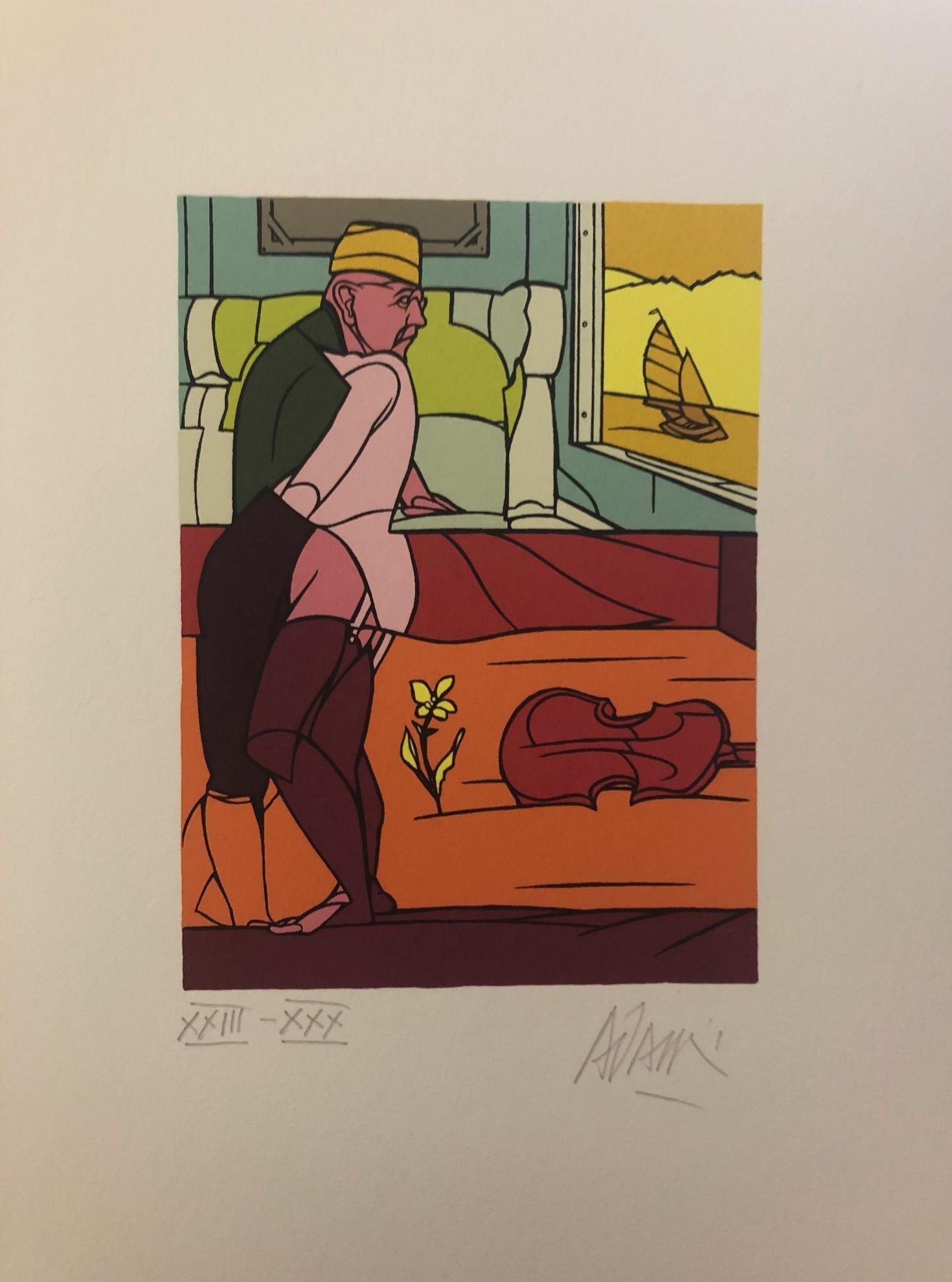 Valerio Adami, Sans titre Valerio Adami, Sans titre