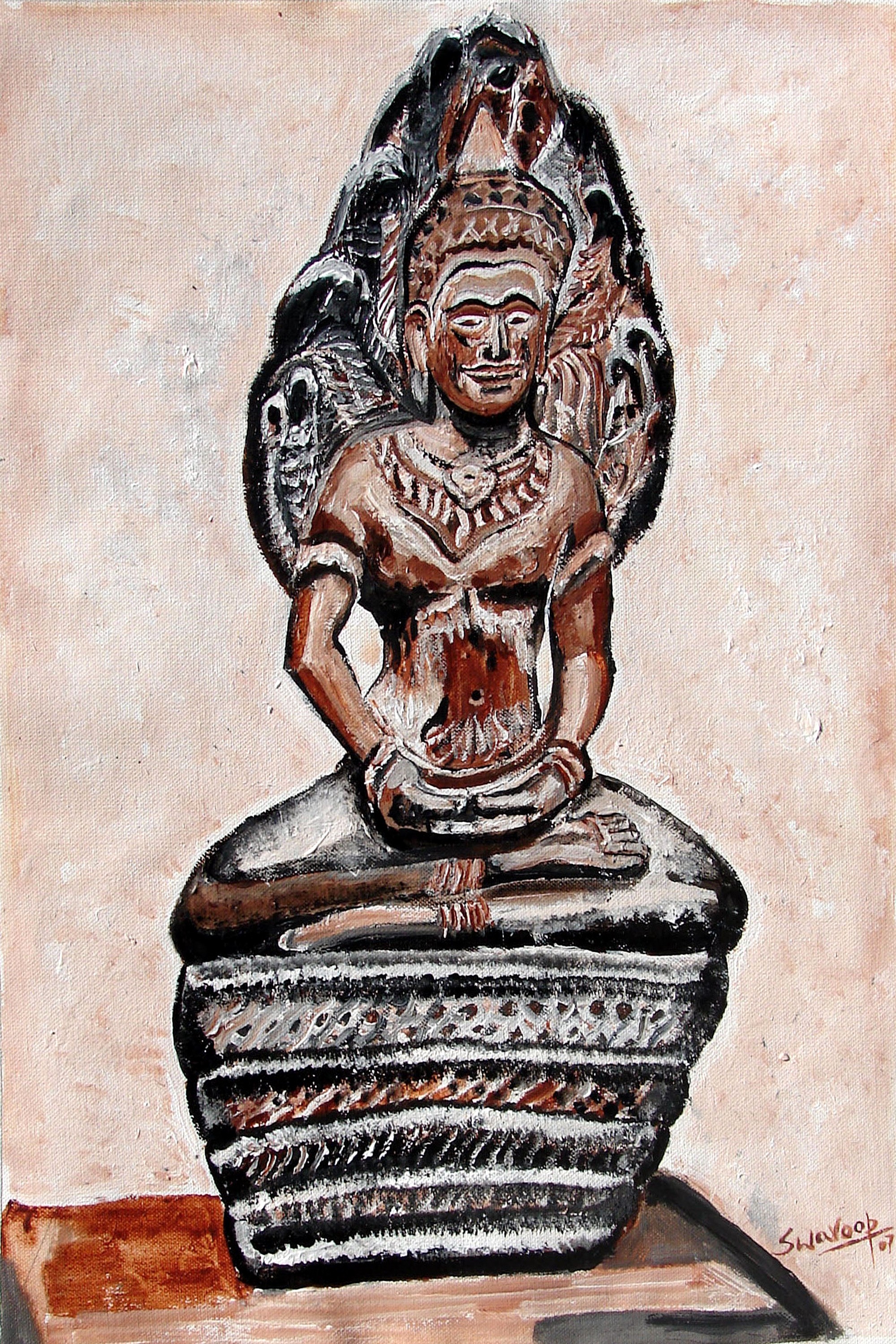Anand Manchiraju, Meditating Buddha-6 Anand Manchiraju, Meditating Buddha-6