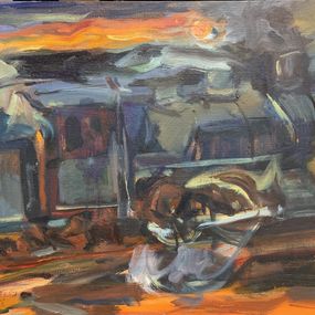Gemälde, Last Run, James Gordaneer