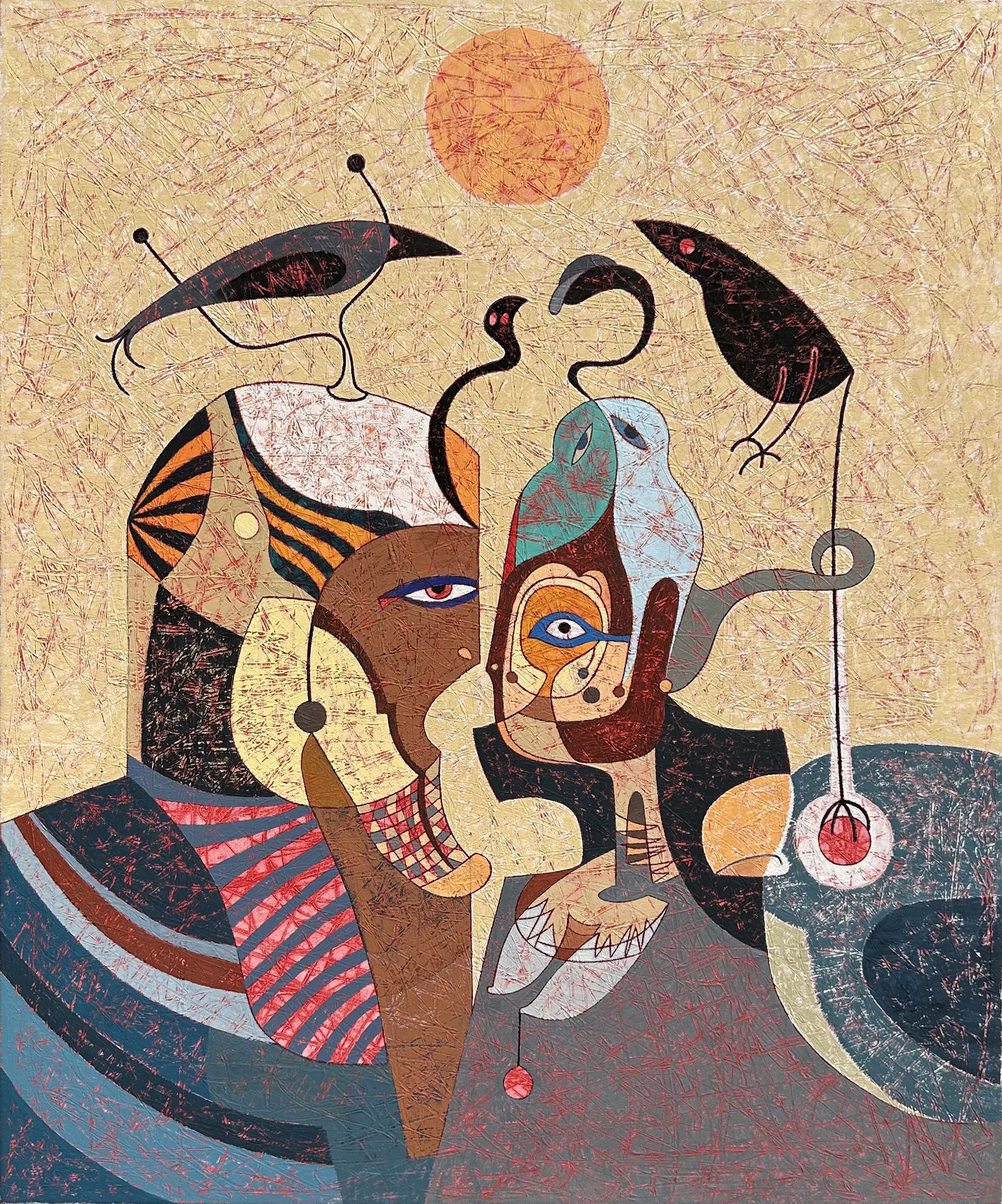 Artur Hakobjanyan, Pharaoh (Akhenaten) and Nefertiti Artur Hakobjanyan, Pharaoh (Akhenaten) and Nefertiti
