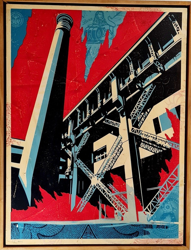 Shepard Fairey (Obey), Fossil Factory HPM 2/6 Shepard Fairey (Obey), Fossil Factory HPM 2/6