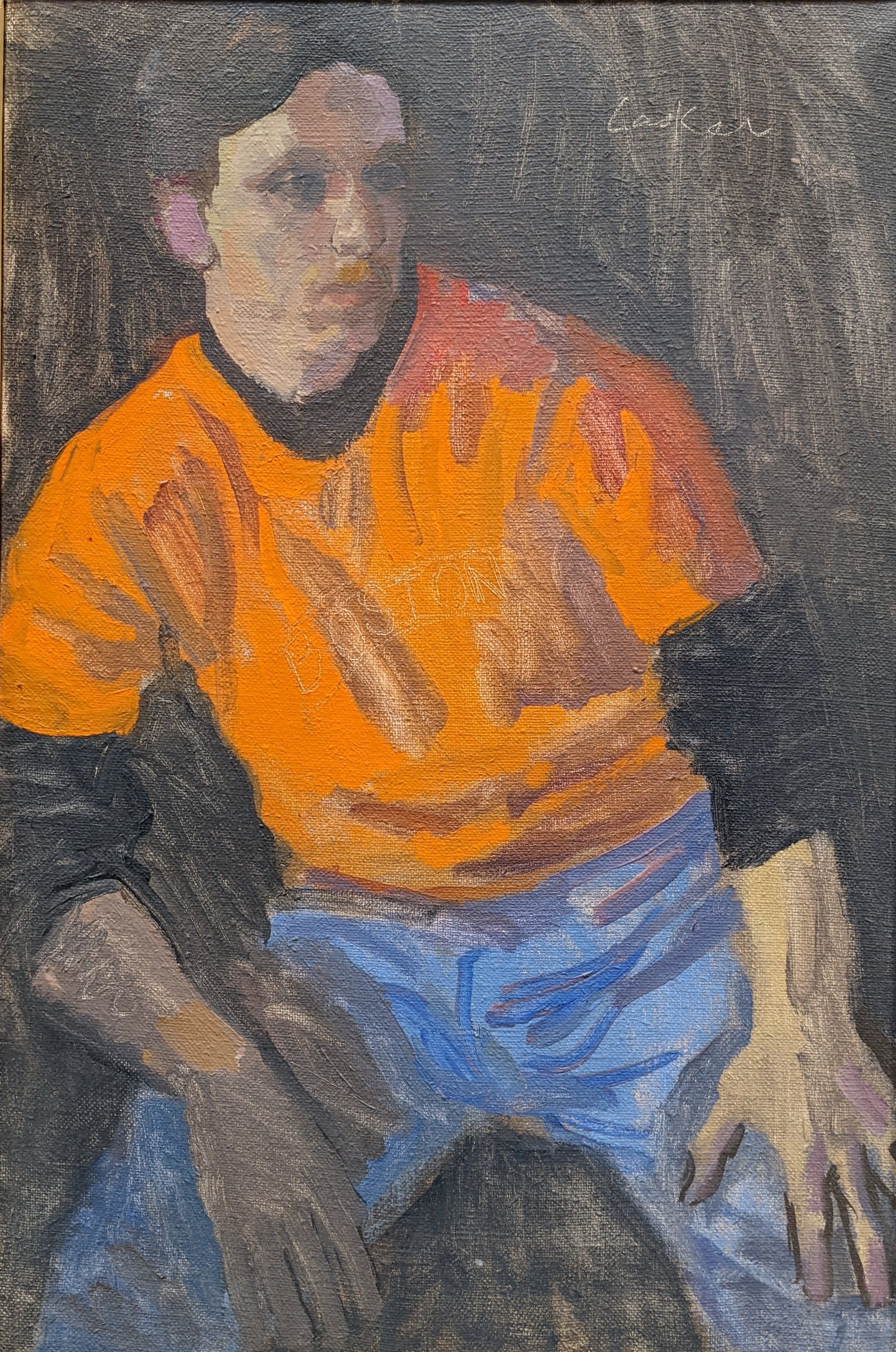 Joe Lasker, Orange shirt Joe Lasker, Orange shirt