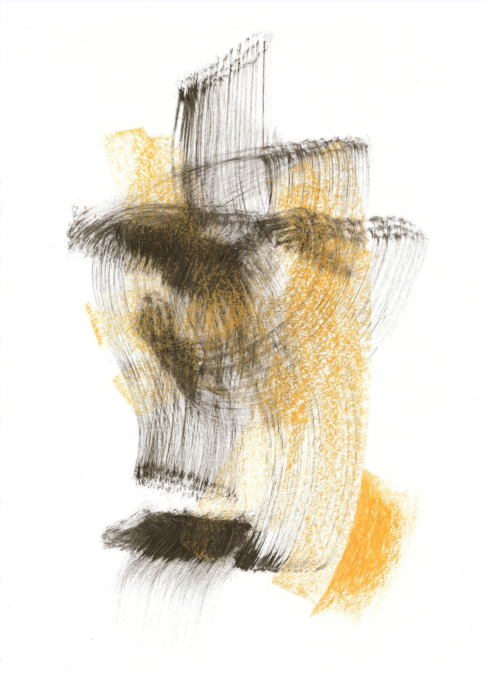 Sve Gri, Monochrome abstract painting. Warm Vibration. Sve Gri, Monochrome abstract painting. Warm Vibration.