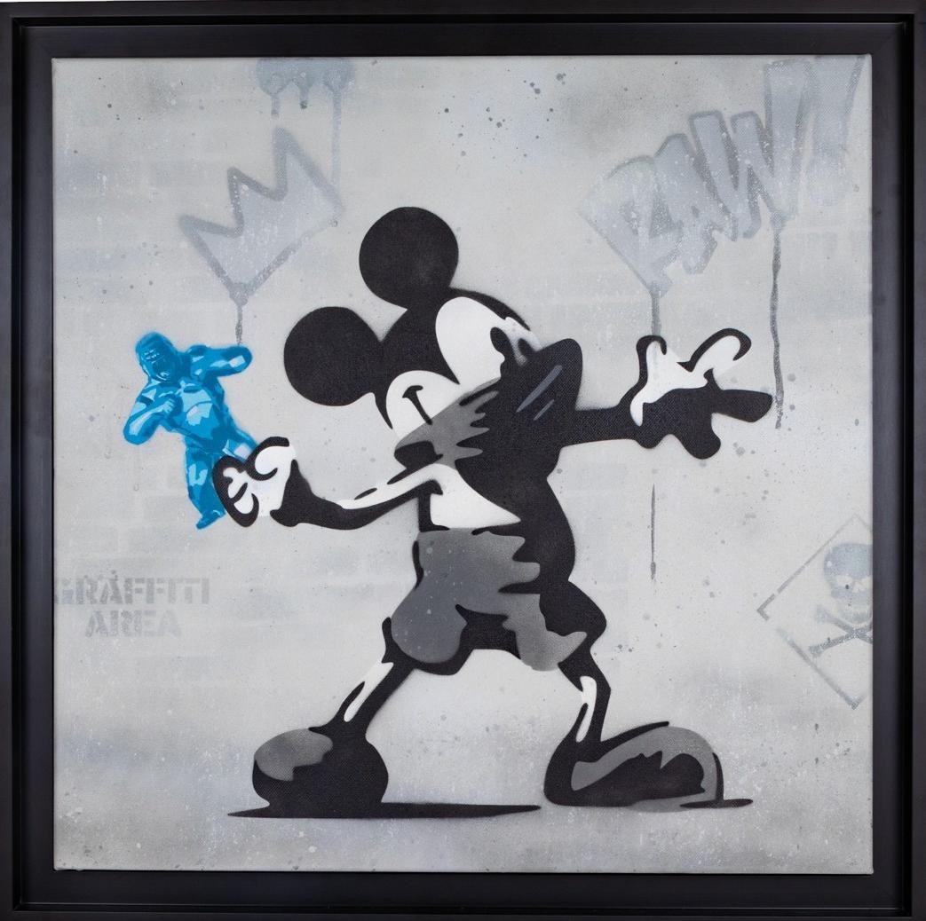 Mickey Mouse Banksy Pop Art Street Art Mickey Graffiti Art 