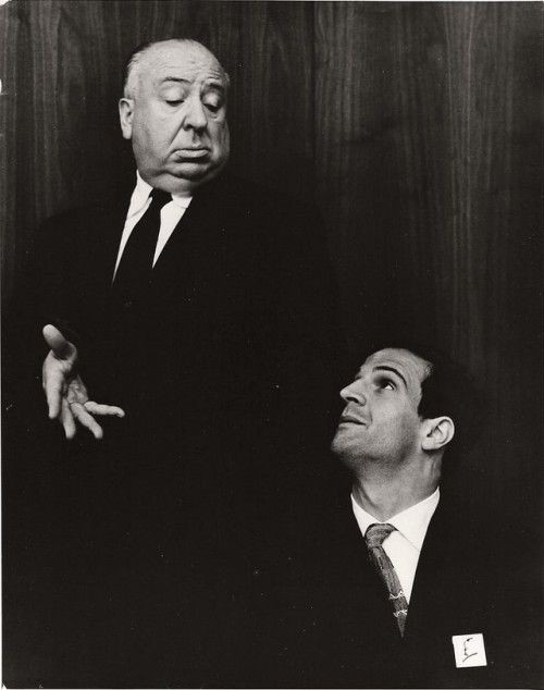 Philippe Halsman, Alfred Hitchcock and Francois Truffaut Hollywood California USA Philippe Halsman, Alfred Hitchcock and Francois Truffaut Hollywood California USA