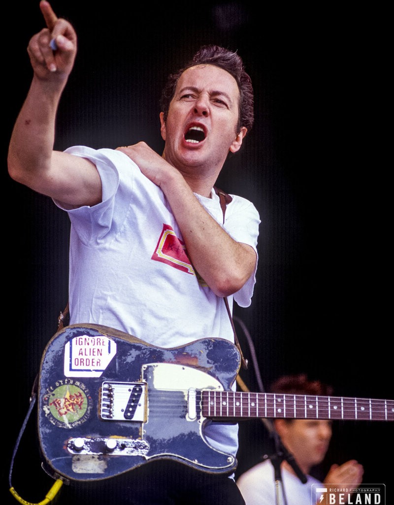 Richard Beland, Joe strummer, Glastonbury UK Richard Beland, Joe strummer, Glastonbury UK