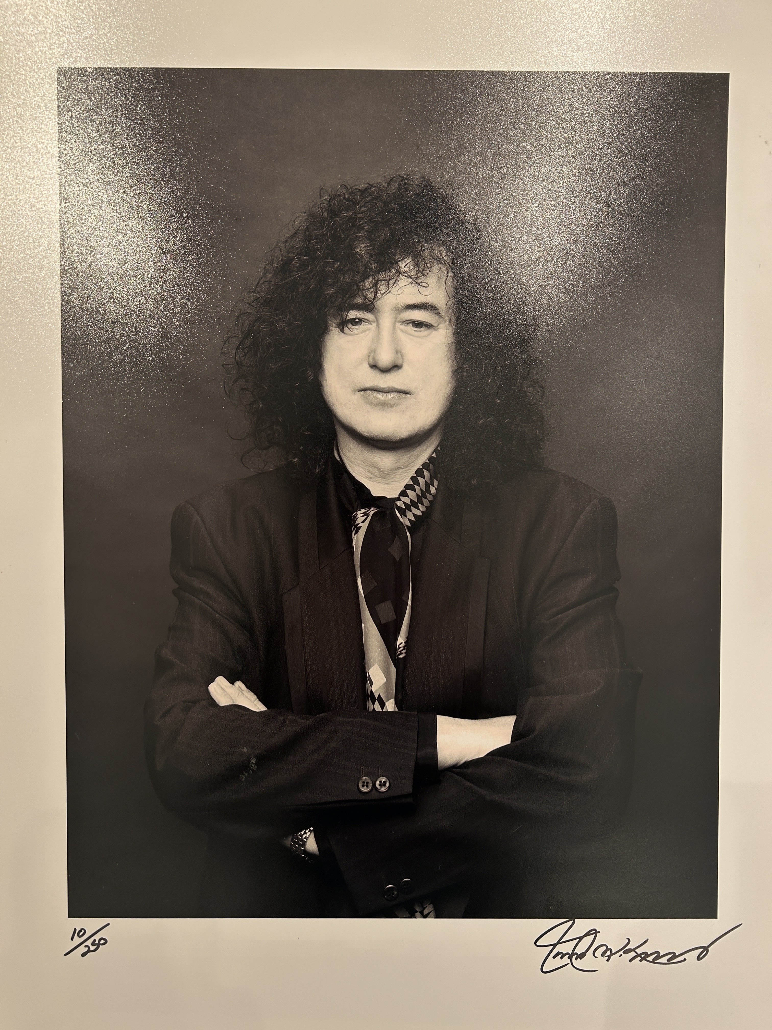 Robert Knight, Jimmy Page, Rock Walk Induction, Hollywood 1993 Robert Knight, Jimmy Page, Rock Walk Induction, Hollywood 1993