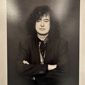 Photographie, Jimmy Page, Rock Walk Induction, Hollywood 1993, Robert Knight