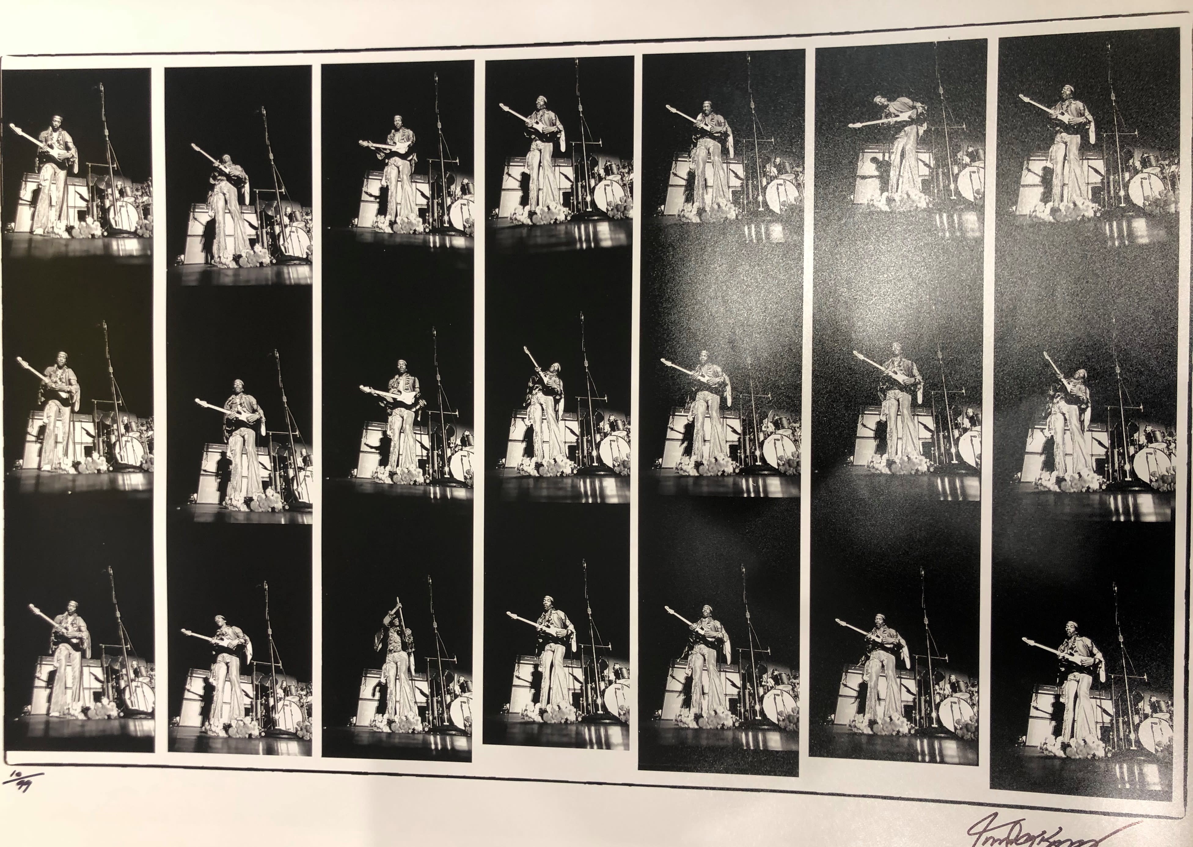 Robert Knight, Hendrix Contact Sheet Robert Knight, Hendrix Contact Sheet