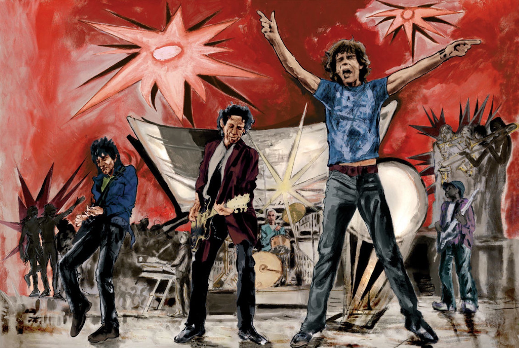 Ronnie Wood, Bigger Bang (Red) Ronnie Wood, Bigger Bang (Red)