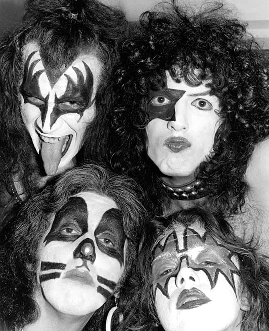 Bob Gruen, Kiss close up, NYC, 1975 Bob Gruen, Kiss close up, NYC, 1975