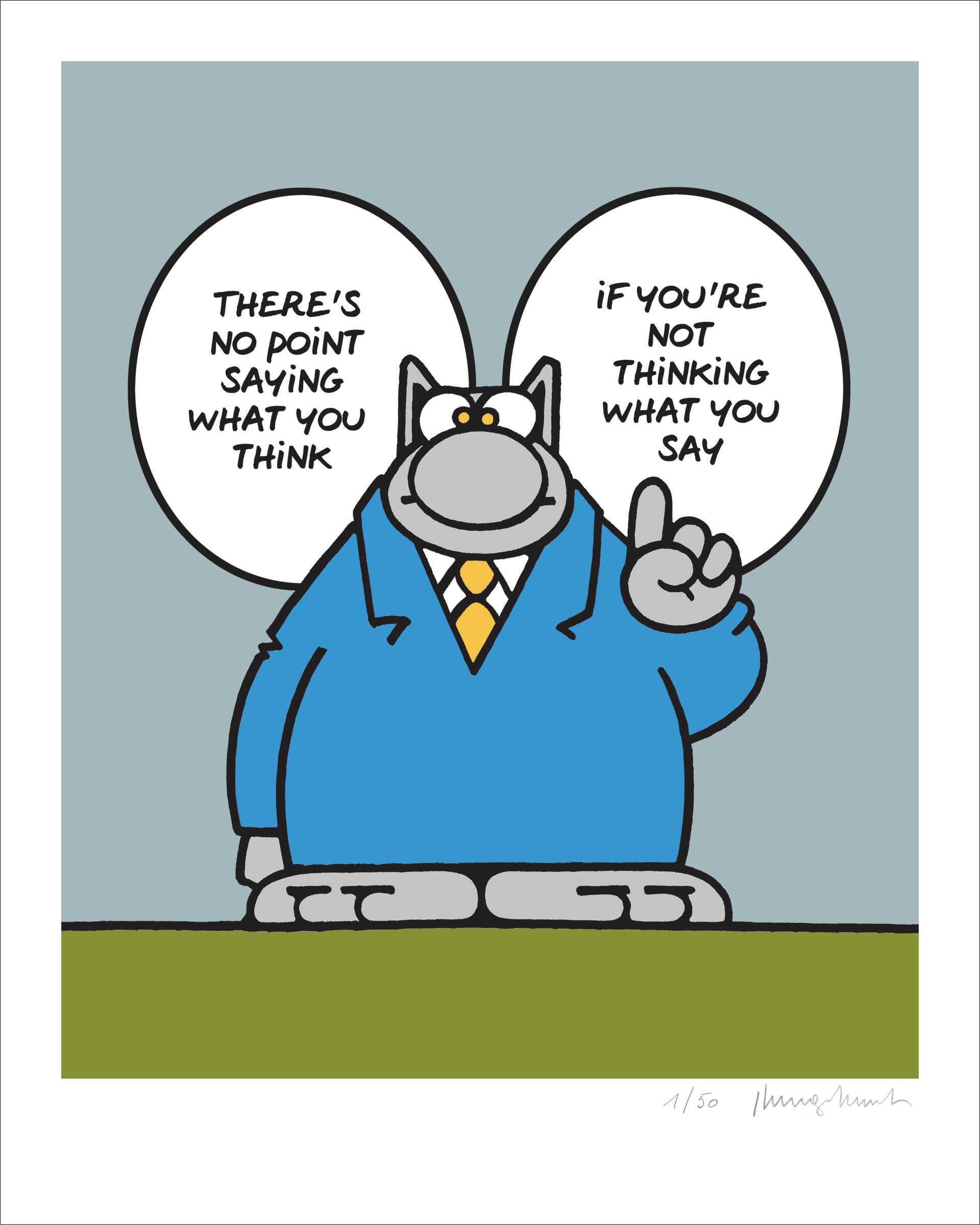 Philippe Geluck, Useful thought Philippe Geluck, Useful thought