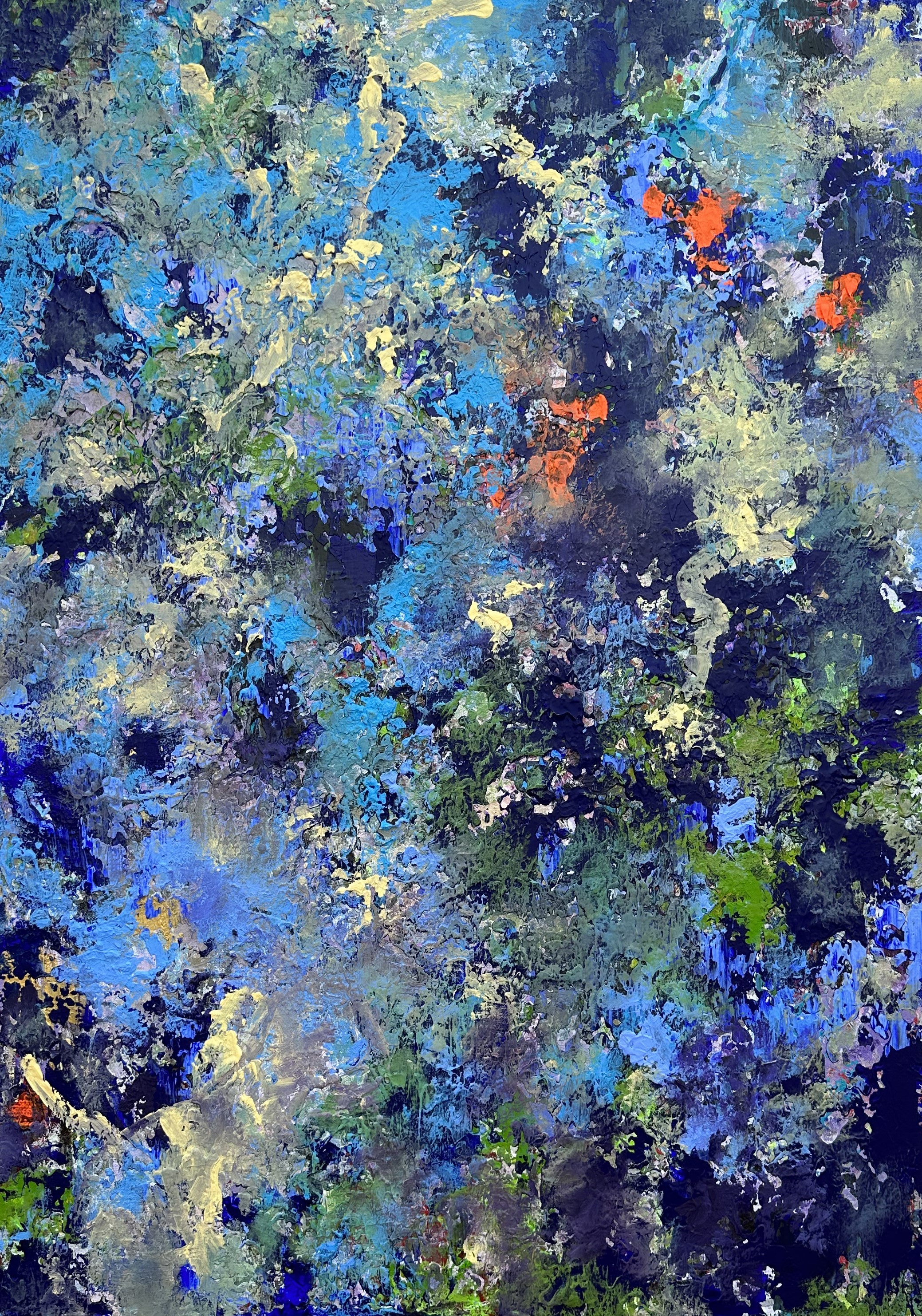 Viktoria Ganhao, Blue. August. Viktoria Ganhao, Blue. August.
