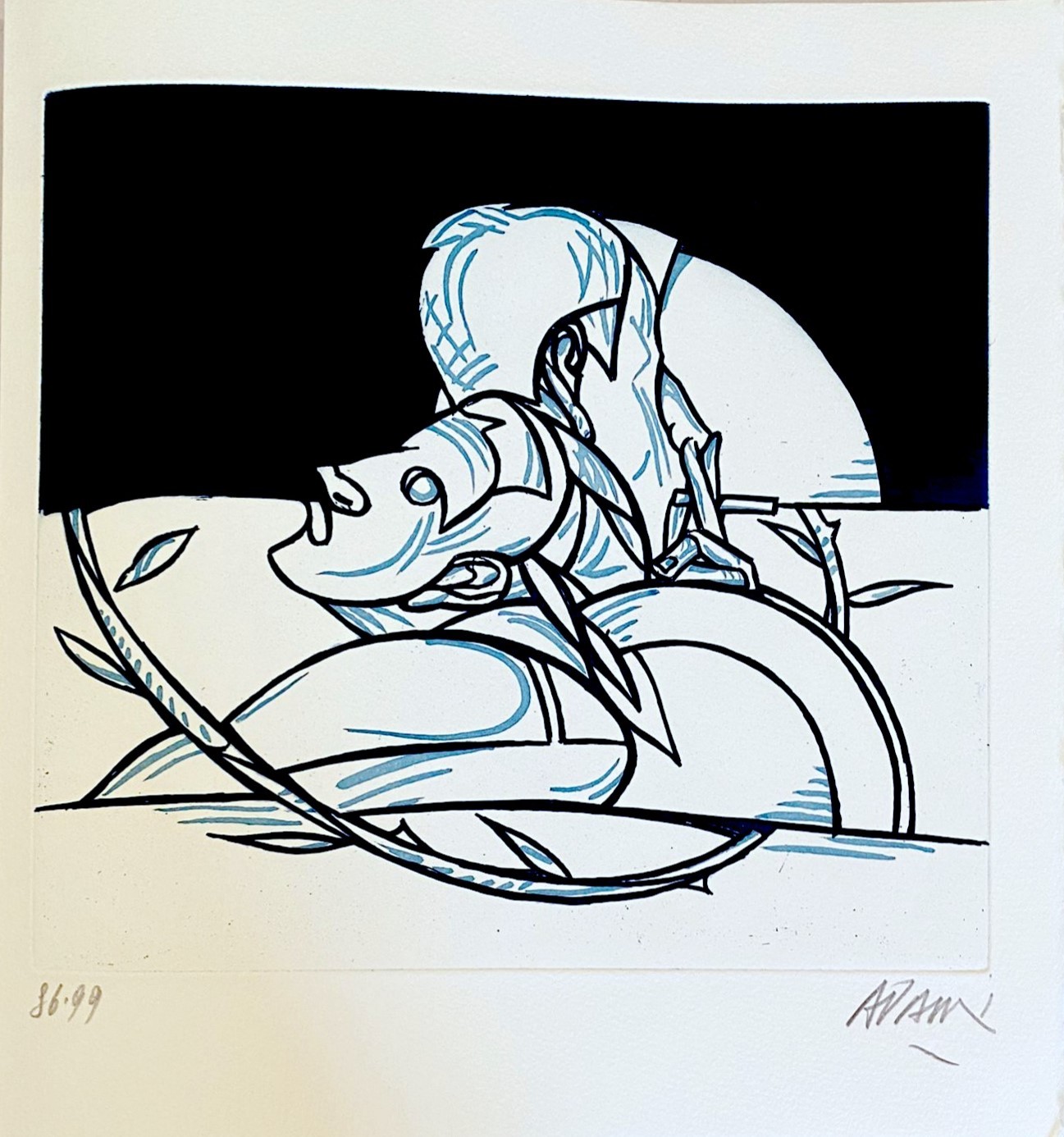 Valerio Adami, Les mots n'ont plus de bouche Valerio Adami, Les mots n'ont plus de bouche