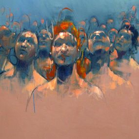 Painting, The cage, Olivier Massebeuf