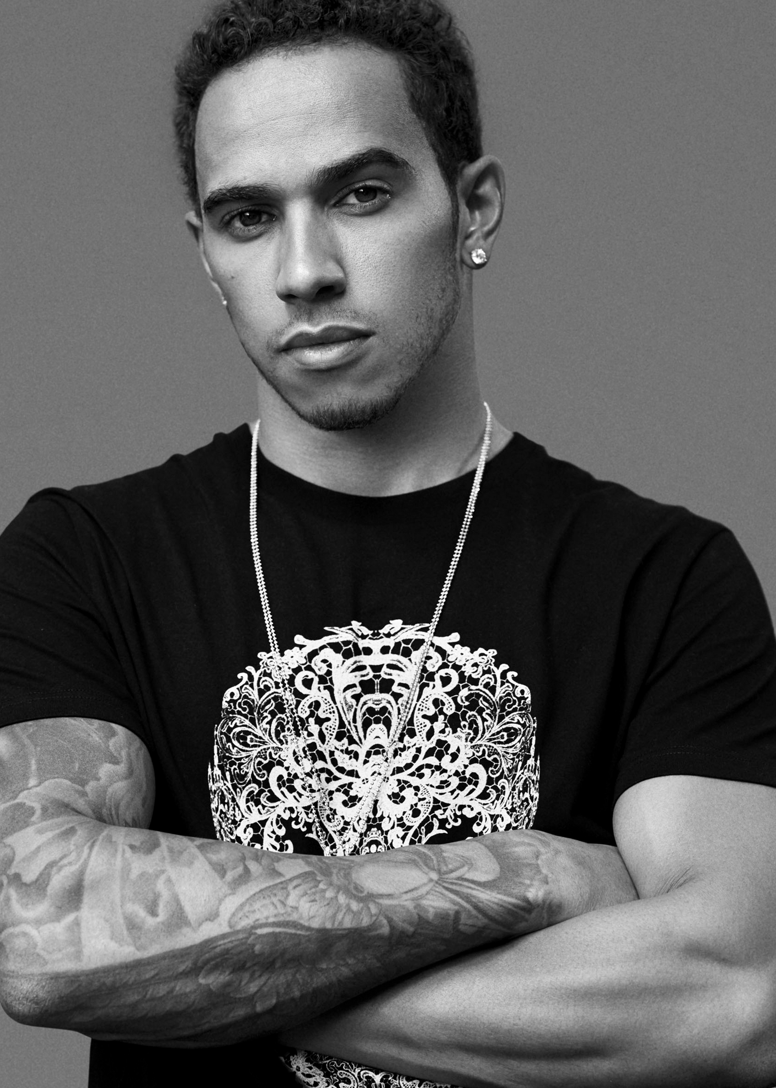Hunter & Gatti, Lewis Hamilton, Portrait on canvas Hunter & Gatti, Lewis Hamilton, Portrait on canvas