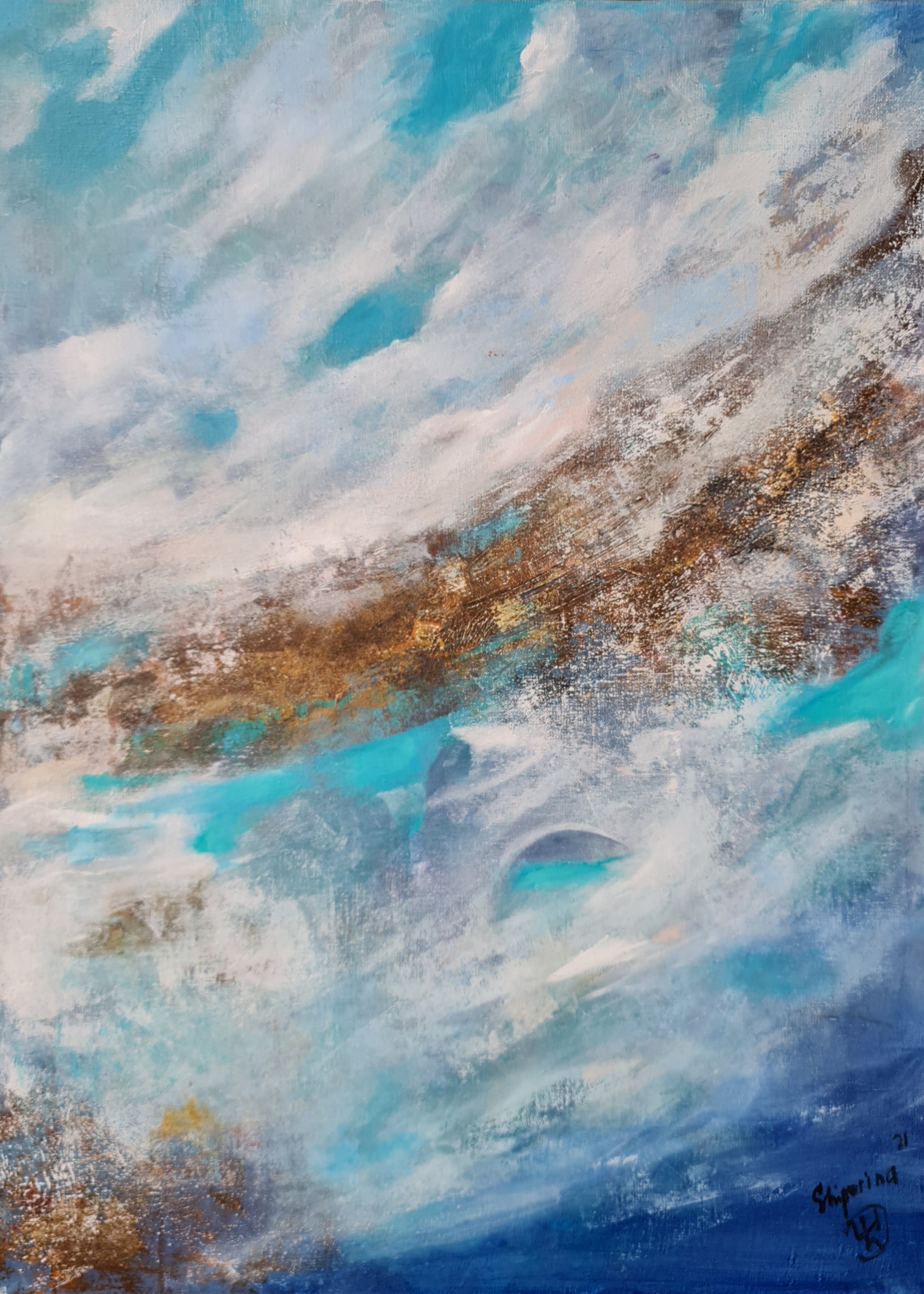Natalie Shiporina, Sky sea / abstraction sea Natalie Shiporina, Sky sea / abstraction sea