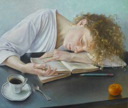 Gemälde, Clémentine & Café, Francine Van Hove