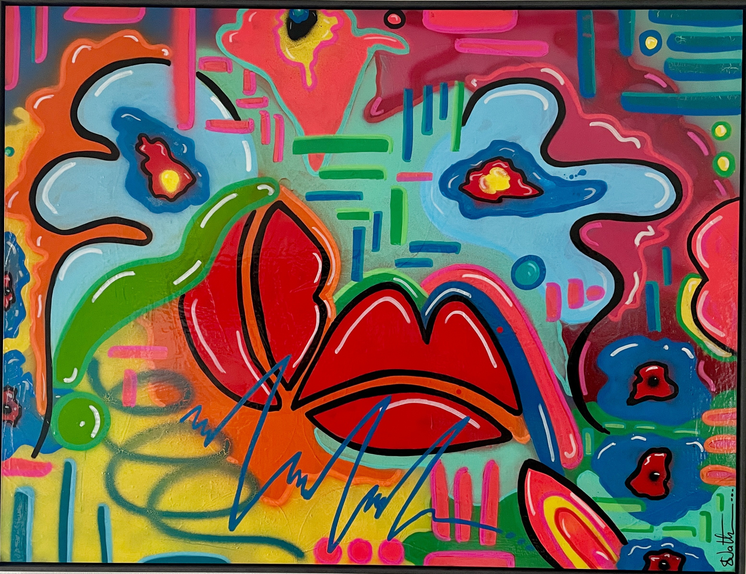Snath, Bouche Street Art Snath, Bouche Street Art