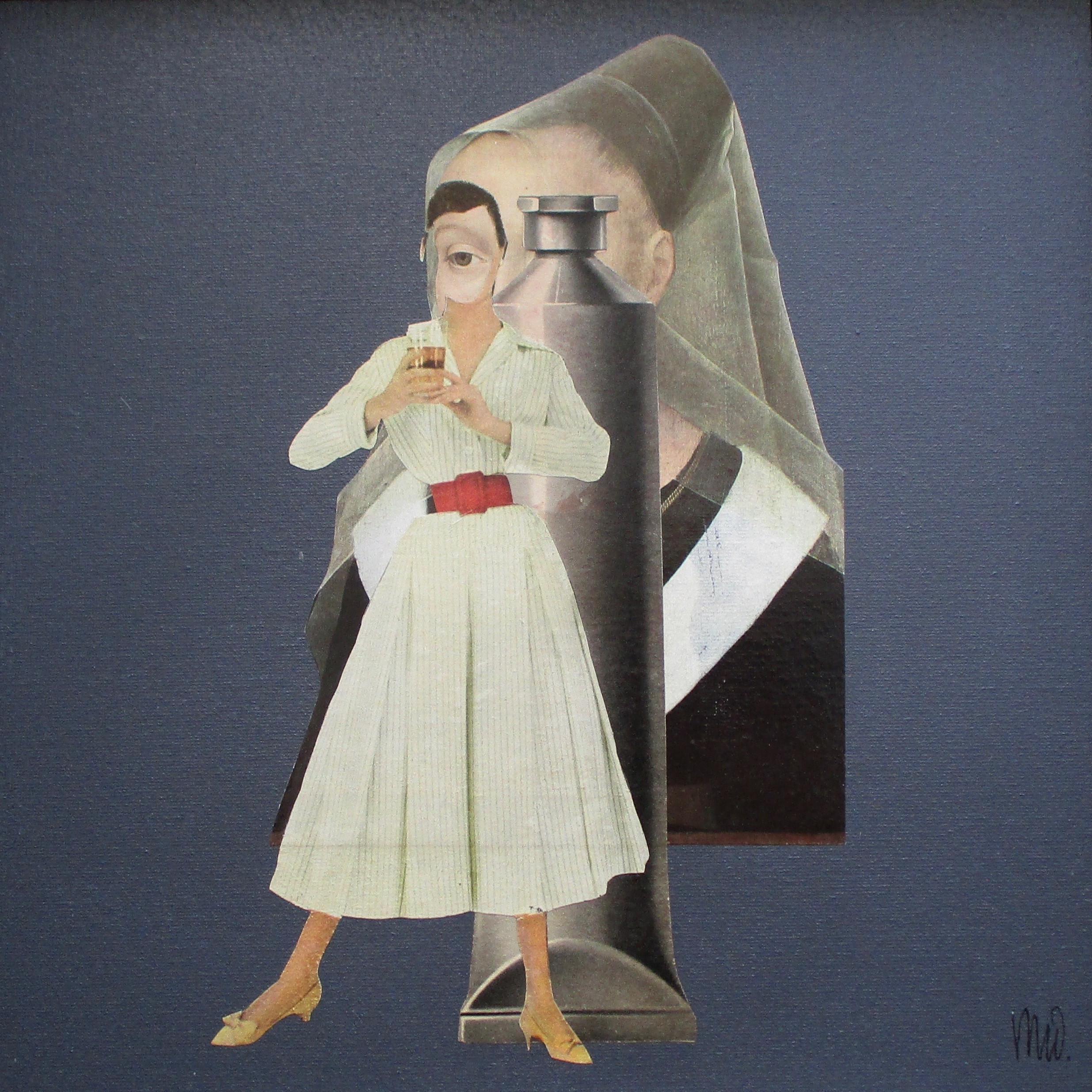 Marian Williams, Double portrait with object 6 Marian Williams, Double portrait with object 6