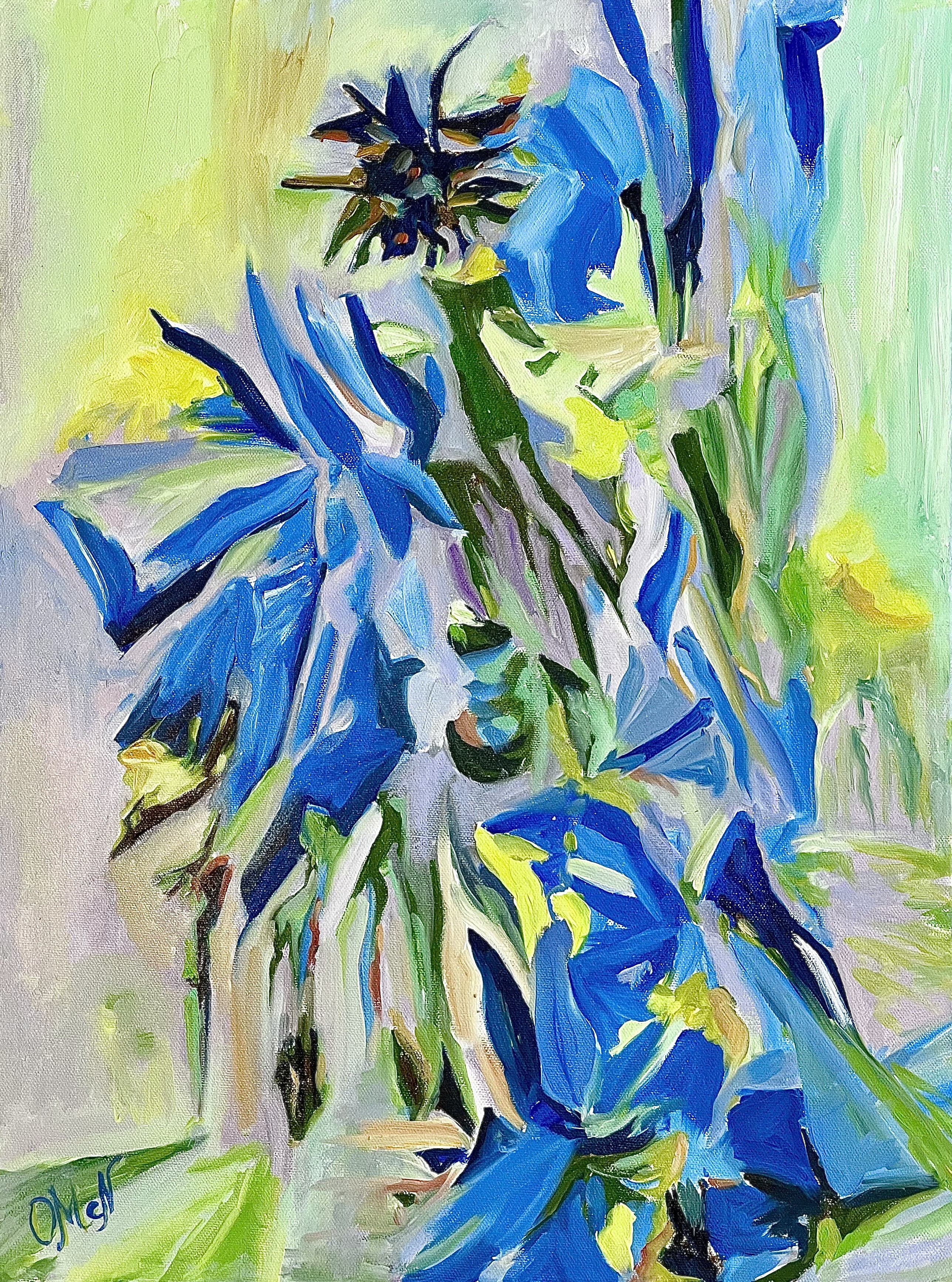 Olga McNamara, Cornflower fantasia Olga McNamara, Cornflower fantasia