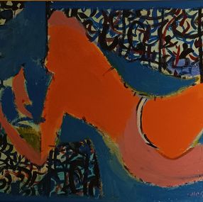 Peinture, Blue velvet, Nourreddine Guesmia